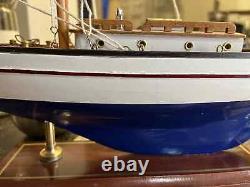 20 RACING YACHT MODEL Wood Sailboat Sailing Boat Quality Wood Home Decor