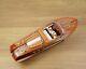 21 Italian Wooden Riva Aquarama Speed Boat Model Ship Scale 116