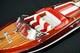 21 Red Riva Speed Boat Model Anniversary Gift Italian Wooden Ship Model 116