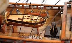 22 Inch GOTO PREDESTINATION SMALL Wooden Wood Boat Model Replica New