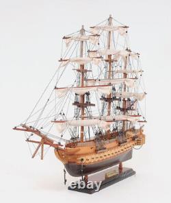 22 Inch USS Constitution Small Wooden Boat replica