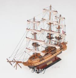 22 Inch USS Constitution Small Wooden Boat replica