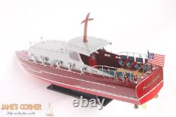 24.4 Inch HACKER CRAFT THUNDERBIRD 62 cm Luxury performance boat model