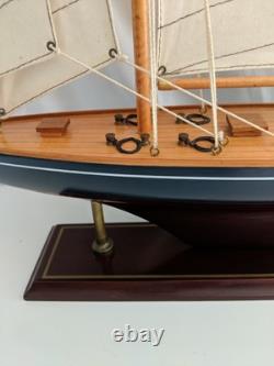 24.5 RACING YACHT MODEL Wood Sailboat Sailing Boat Quality Wood Home Decor
