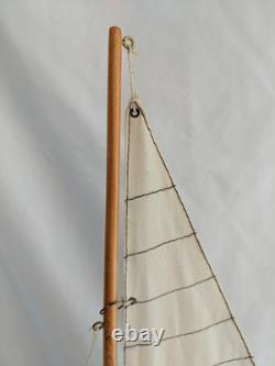 24.5 RACING YACHT MODEL Wood Sailboat Sailing Boat Quality Wood Home Decor