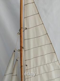 24.5 RACING YACHT MODEL Wood Sailboat Sailing Boat Quality Wood Home Decor