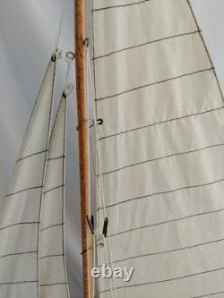 24.5 RACING YACHT MODEL Wood Sailboat Sailing Boat Quality Wood Home Decor