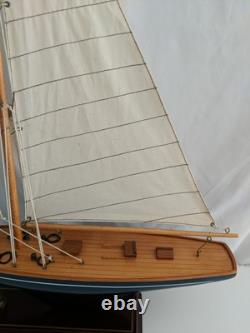 24.5 RACING YACHT MODEL Wood Sailboat Sailing Boat Quality Wood Home Decor