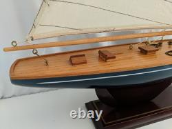24.5 RACING YACHT MODEL Wood Sailboat Sailing Boat Quality Wood Home Decor