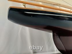 24.5 RACING YACHT MODEL Wood Sailboat Sailing Boat Quality Wood Home Decor