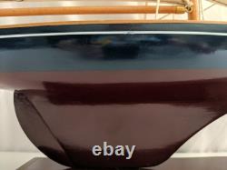 24.5 RACING YACHT MODEL Wood Sailboat Sailing Boat Quality Wood Home Decor