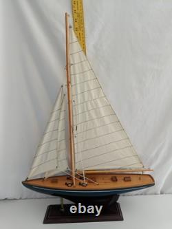 24.5 RACING YACHT MODEL Wood Sailboat Sailing Boat Quality Wood Home Decor