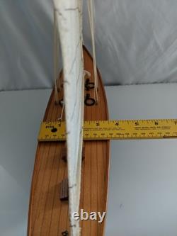 24.5 RACING YACHT MODEL Wood Sailboat Sailing Boat Quality Wood Home Decor