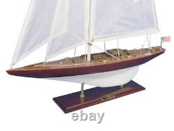 24 Wood MODEL SAILBOAT William Fife Sailing Yacht Boat Nautical Home Decor Gift