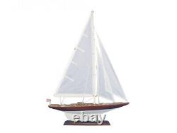 24 Wood MODEL SAILBOAT William Fife Sailing Yacht Boat Nautical Home Decor Gift