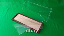 25L x 10W x 30H Table Top Clear Acrylic Display Case for Tall Model Ships