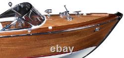 25 Luxury Wood Yacht French Riva Aquarama Boat Home Decor by Authentic Models