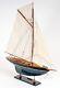 26-inch Painted Sailing Boat Model Pen Duick Yacht Nautical Home Decor Display