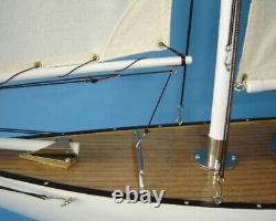 26 SAILBOAT MODEL Wooden Replica Boat Vessel Nautical Home Display Decor Gift