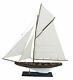 27 3/16in- Large, Decorative Yacht, Sail Boat, Ship Model Sailing Yacht Wooden