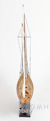 27 Inch Pen Duick Painted Wooden Wood Boat Model replica