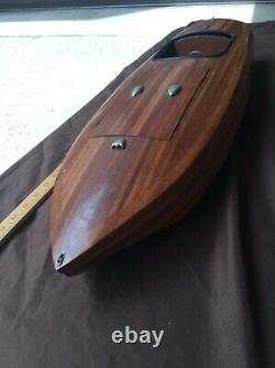 27 Planked Wood Model Boat Runabout Radio Control or Display