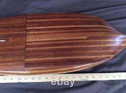27 Planked Wood Model Boat Runabout Radio Control or Display