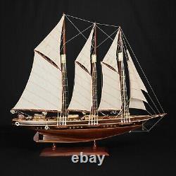28 Atlantic Yacht Wooden Model Ship 1100