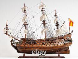 28 Inch San Felipe Medium wooden Wood Boat Model Replica