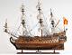 28 Inch San Felipe Medium Wooden Wood Boat Model Replica