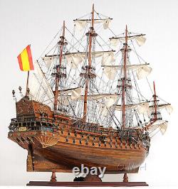 28 Inch San Felipe Medium wooden Wood Boat Model Replica