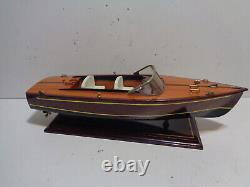 2 Clean Vintage Collectible Model Wood Boats see pictures FREE SHIP