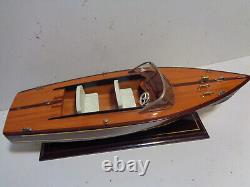 2 Clean Vintage Collectible Model Wood Boats see pictures FREE SHIP