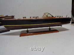 2 Clean Vintage Collectible Model Wood Boats see pictures FREE SHIP