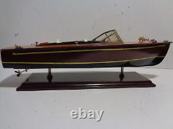 2 Clean Vintage Collectible Model Wood Boats see pictures FREE SHIP