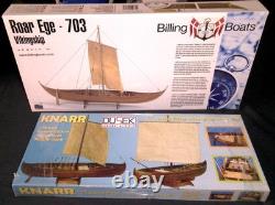2 New Model Ship Kits Billings Boat Roar Ege & Dusek Knarr Viking Wood Model 2 New Model Ship Kits Billings Boat Roar Ege & Dusek Knarr Viking Wood Model