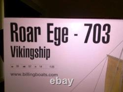 2 New Model Ship Kits Billings Boat Roar Ege & Dusek Knarr Viking Wood Model