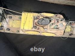 2 VTG Ideal Assembled Balsa Wood Model Boat Steam Ships Display 26 Nautical