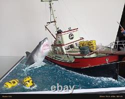2x1 1 Model And One diorama model of the movie jaws 1975 scale orca boat