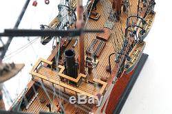 31.5 Civil war Confedearte States CSS Alabama Tall Ship Boat Assembled Wood