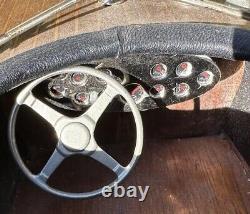 32 Authentic Models Chris Craft Wood Boat Typhoon Cruiser Triple Cockpit Vtg
