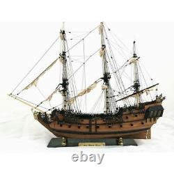 32 Inch Diy Wooden Pirate Ship Model Handmade Assembly Boat Building Kits Diy
