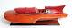 32 Inch Ferrari Hydroplane Wood Model Boat Ship