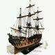 32 Scale Wooden Sailing Boat Model Kit Ship Handmade Assembly Decoration Diy