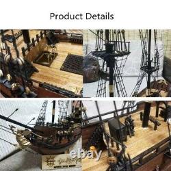 32 Scale Wooden Sailing Boat Model Kit Ship Handmade Assembly Decoration DIY