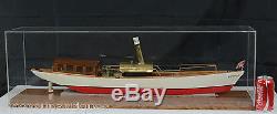 33 1/2 Live Steam Wood Boat Model of the Berwyn