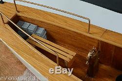 33 1/2 Live Steam Wood Boat Model of the Berwyn