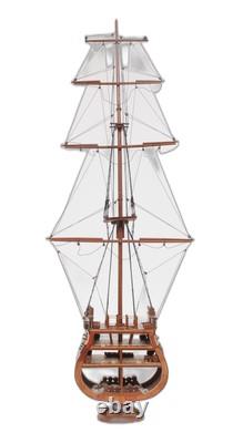 34 Brown Boat Model Sculpture