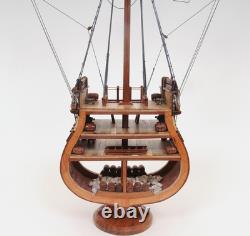34 Brown Boat Model Sculpture