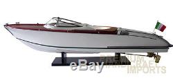 34 Riva Gucci Display Wooden Model Boat